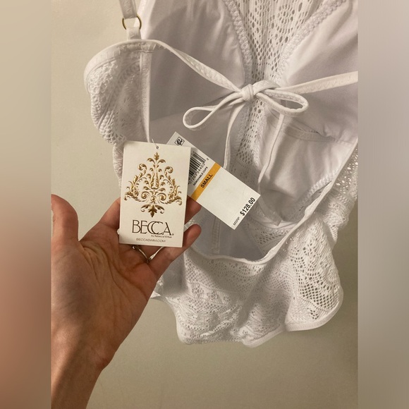 NEVER WORN WITH TAGS!! Becca by Rebecca Virtue- Makayla High Neck One Piece 🩱👙✨ - Picture 6 of 7